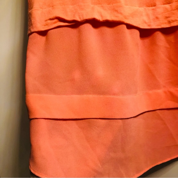 🌟Host Pick🌟Michael Kors M  Coral Sleeveless Top with Tiers - Picture 9 of 11